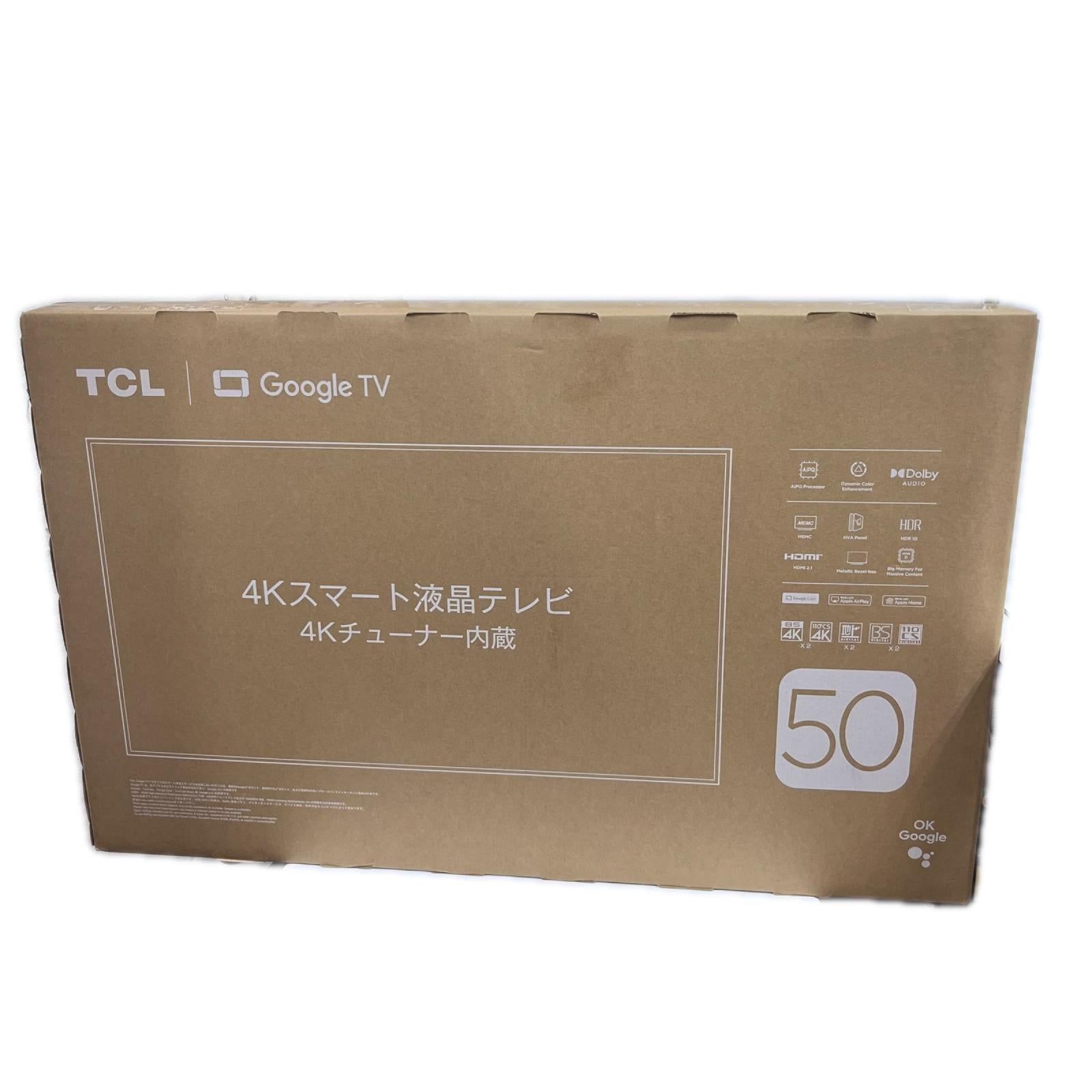 TCL 50ｲﾝﾁ 4K 液晶 50V6C 50V6C TLC テレビ