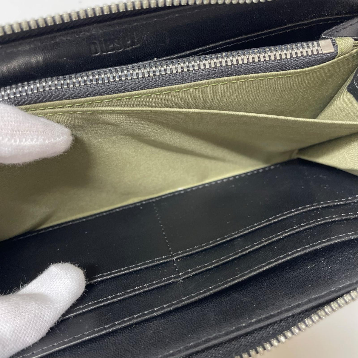 長財布 3D-CONTINETAL ZIP L BLK ブラック