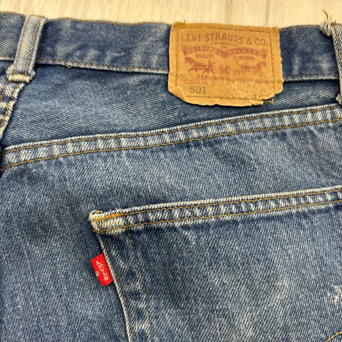 デニムパンツ 90s 501 USA製 ブルー