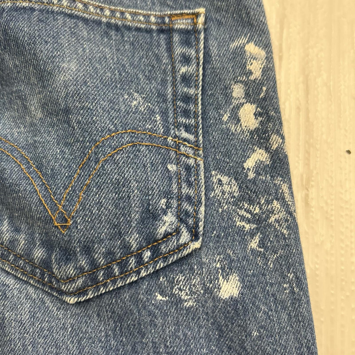 デニムパンツ 90s 501 USA製 ブルー