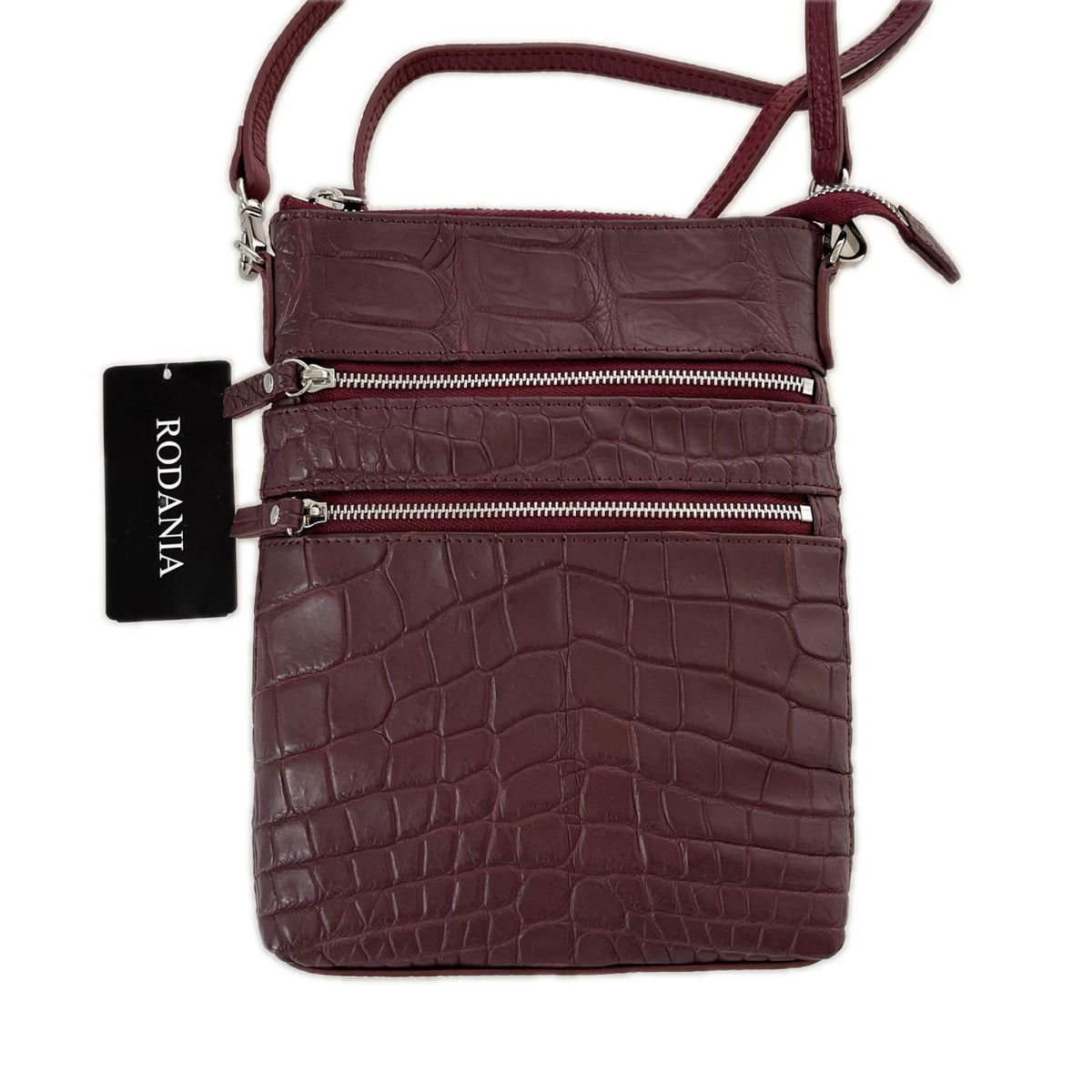 ショルダーバッグ RODANIA ｸﾛｺﾀﾞｲﾙ革 RED レッド