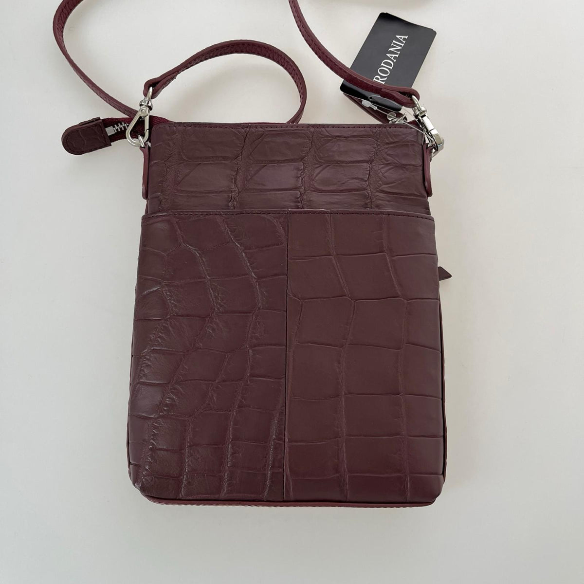 ショルダーバッグ RODANIA ｸﾛｺﾀﾞｲﾙ革 RED レッド