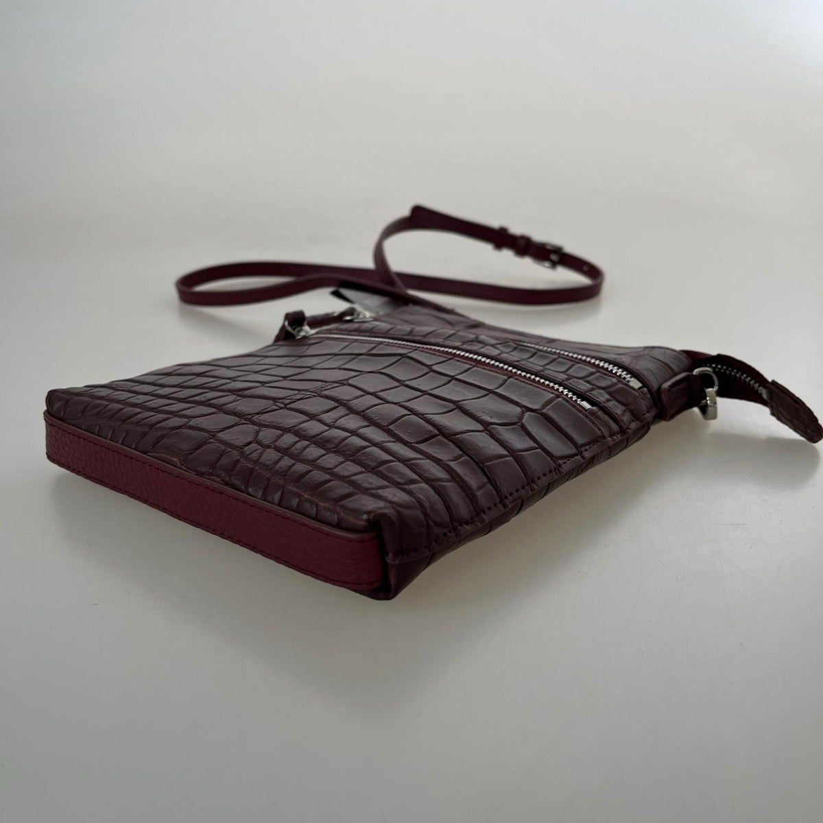 ショルダーバッグ RODANIA ｸﾛｺﾀﾞｲﾙ革 RED レッド