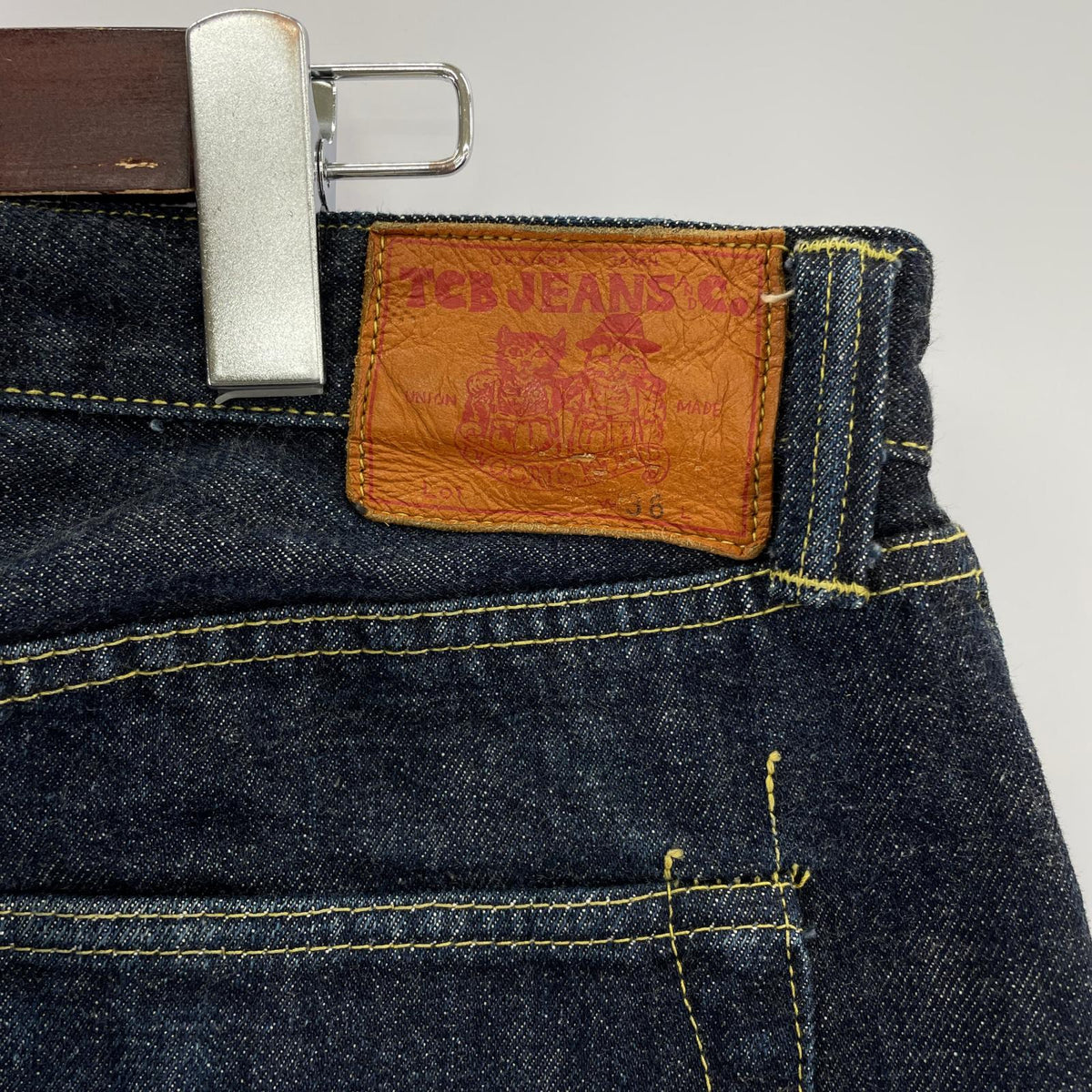 デニムパンツ TCB Jeans S40's Jeans 14oz 大戦ﾓﾃﾞﾙ ﾃﾞﾆﾑﾊﾟﾝﾂ 36 ｲﾝﾃﾞｨｺﾞ 36