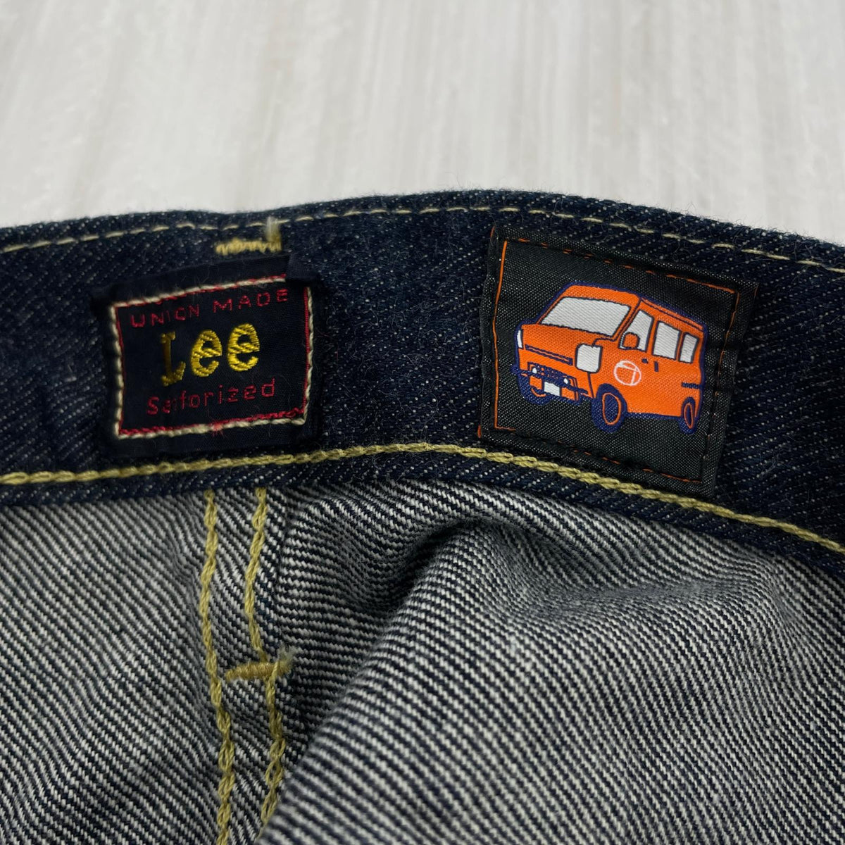 デニムパンツ Lee ×奥田民生 民生ｳｫｯｼｭ 限定ｺﾗﾎﾞ 101-BZ 34 ｲﾝﾃﾞｨｺﾞ LB0485 34