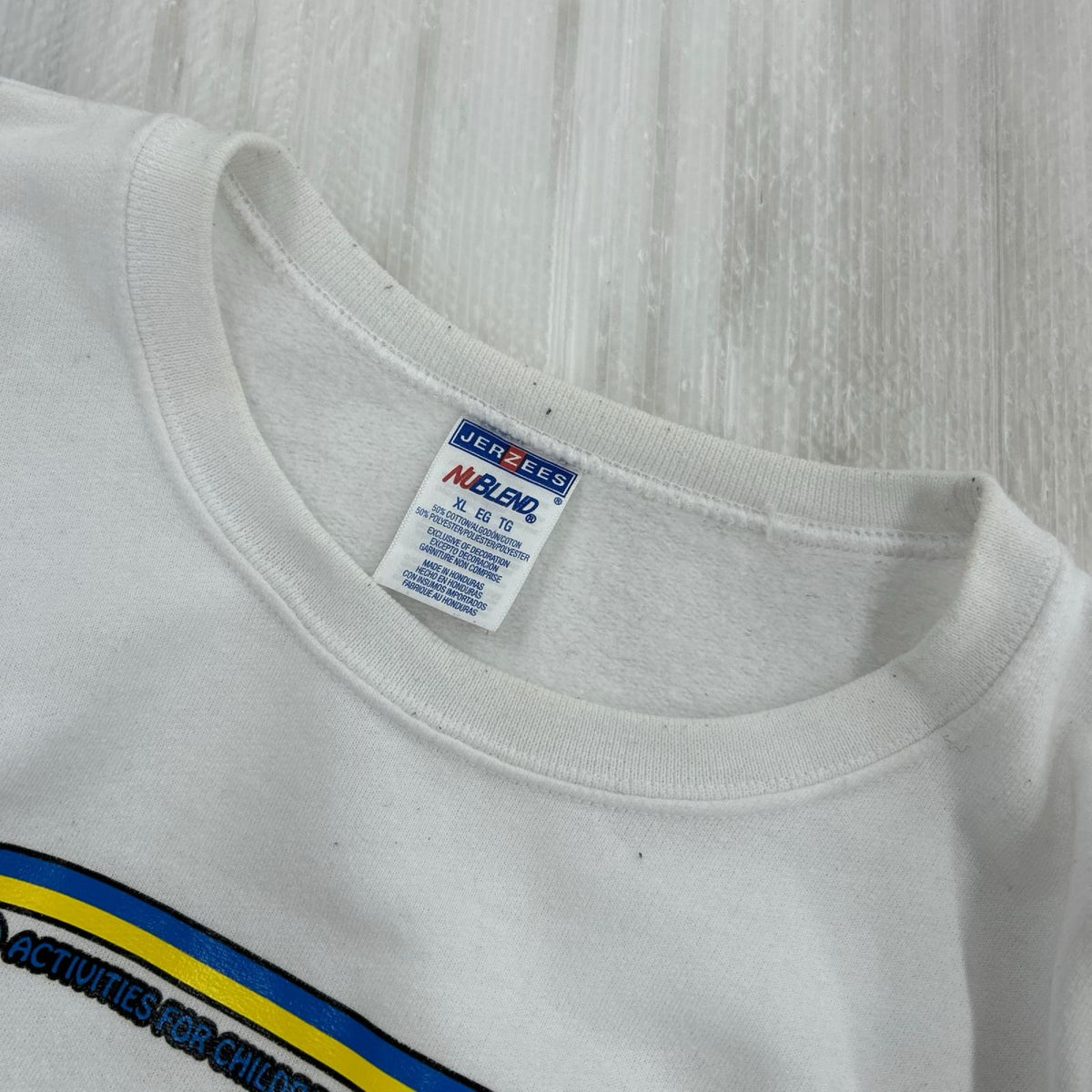スウェット 90s LET`S SUMMON DEMONS WHT XL ホワイト
