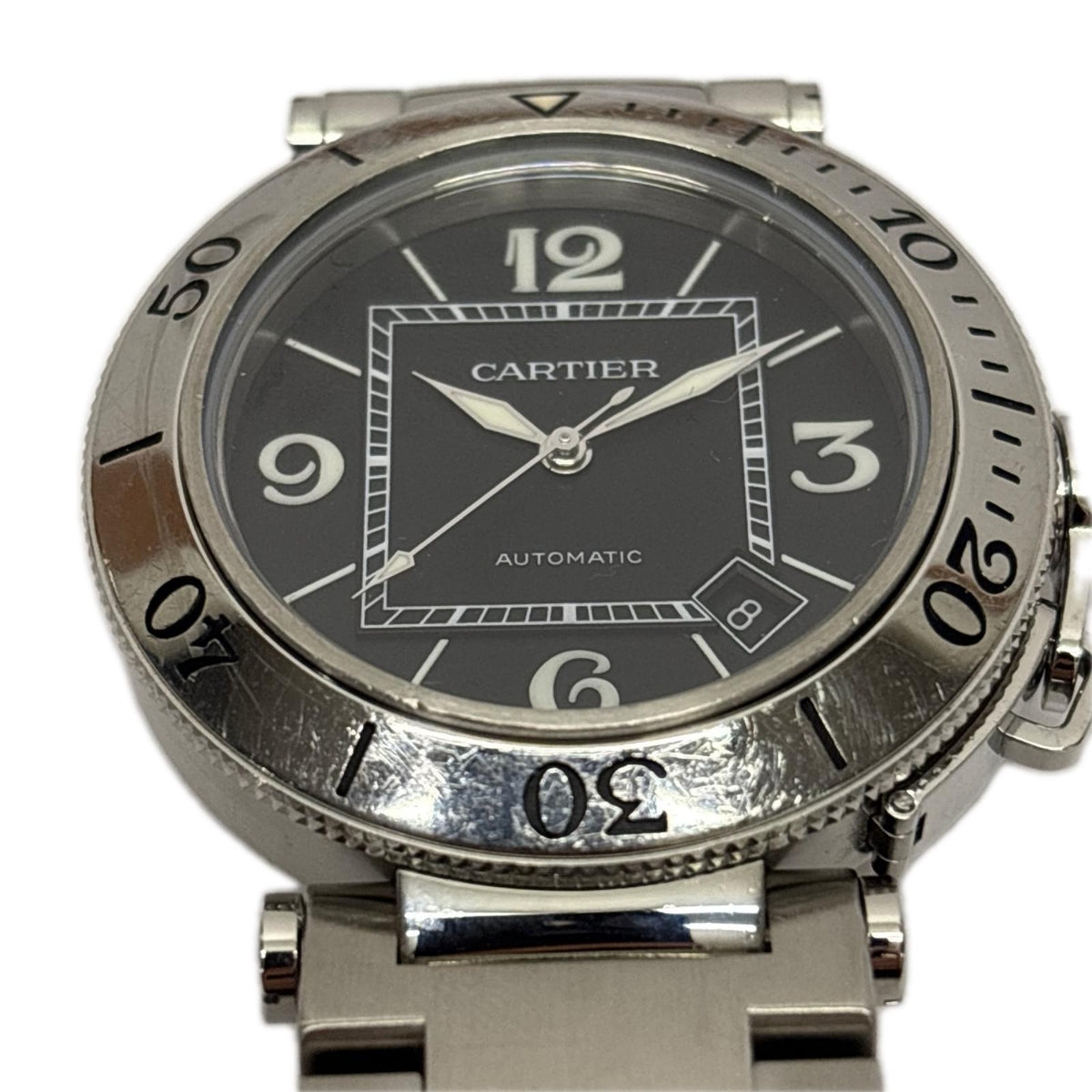 ｶﾙﾃｨｴ/ﾊﾟｼｬﾀｲﾏｰ/W31077M7/ﾒｰｶｰｺﾝﾌﾟﾘｰﾄ済み ボーイズAT W31077M7 Cartier 腕時計