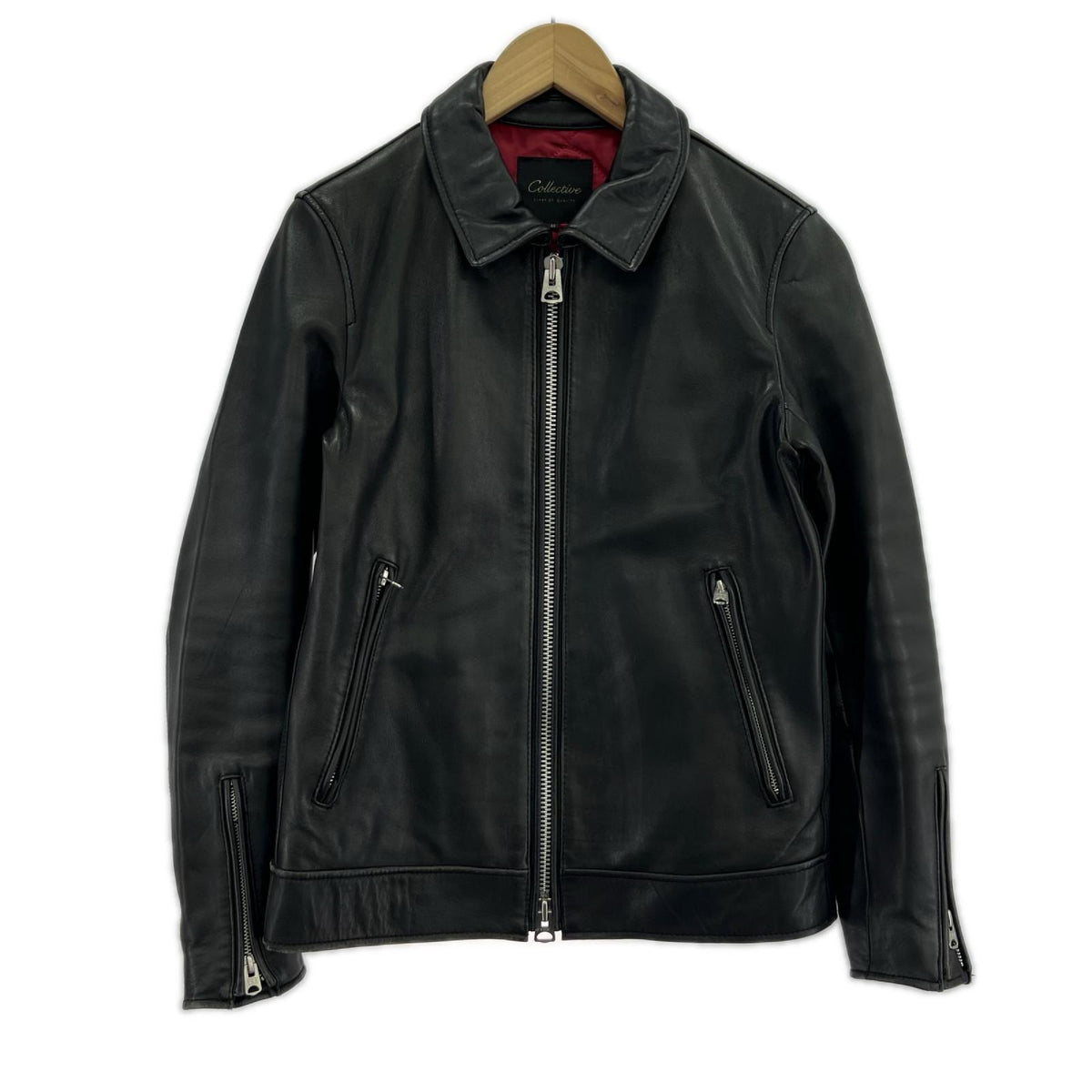 ライダースジャケット MEN'S BIGI Collective ｼﾝｸﾞﾙﾗｲﾀﾞｰｽ 黒 (M) M ブラック