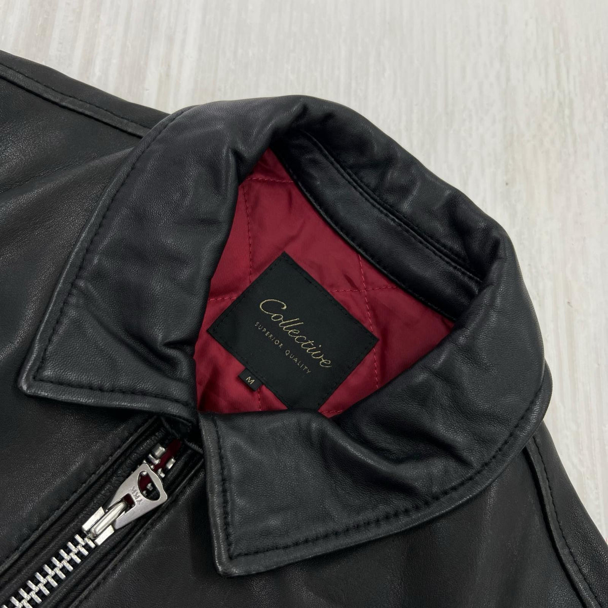 ライダースジャケット MEN'S BIGI Collective ｼﾝｸﾞﾙﾗｲﾀﾞｰｽ 黒 (M) M ブラック