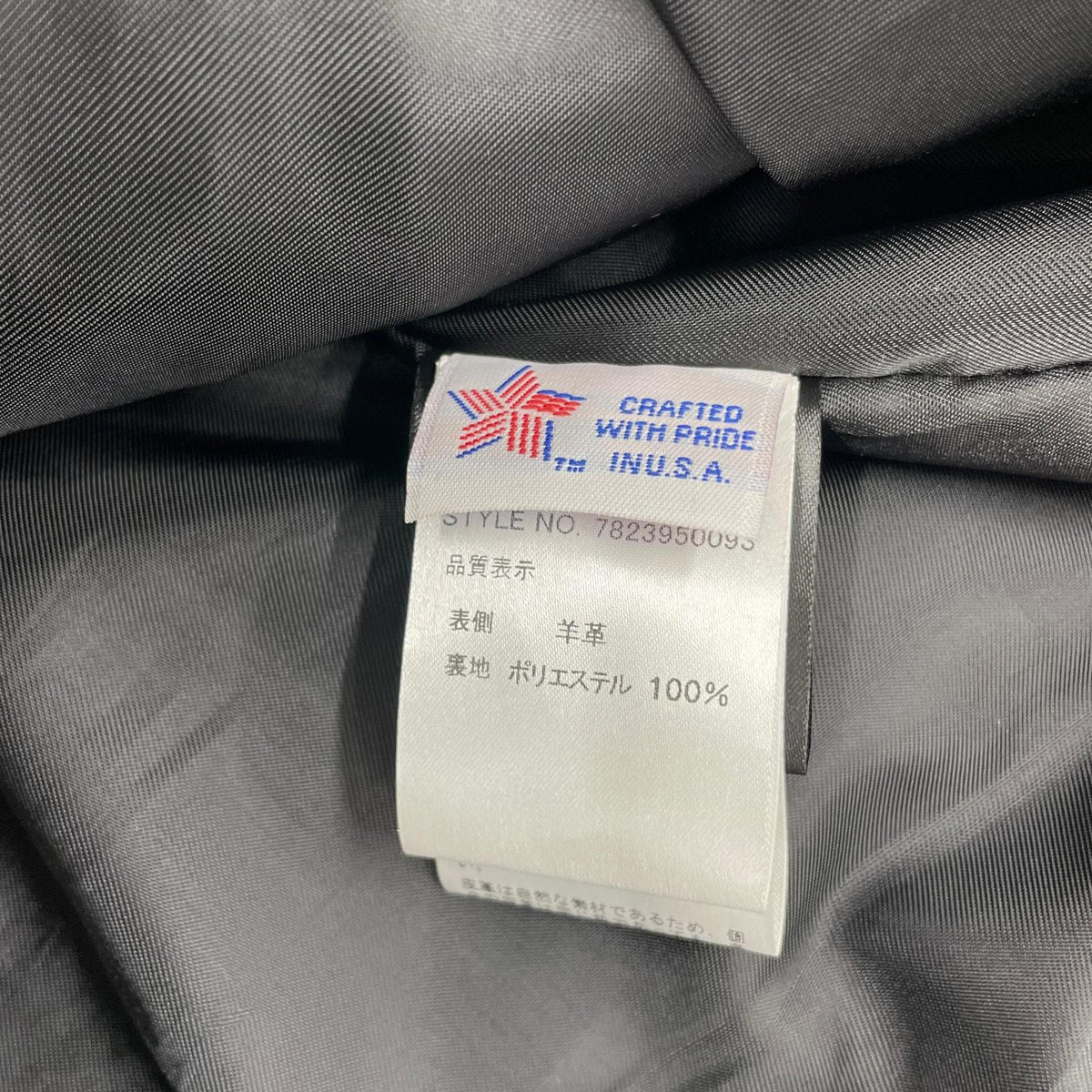 ライダースジャケット schott 217US Sheep One Star (36) 36 ブラック