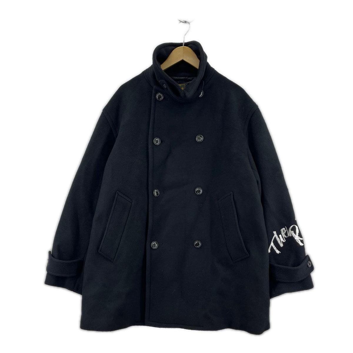 ジャケット 25AW P-COAT EMBROIDERY 黒 (L) L ブラック