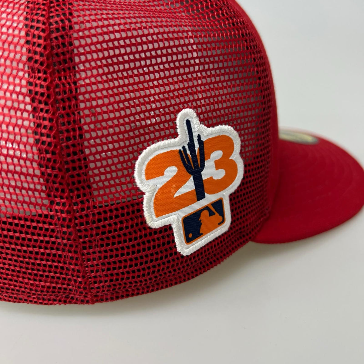 キャップ 59FIFTY ﾛｻﾝｾﾞﾙｽ・ｴﾝｾﾞﾙｽ 2023 レッド