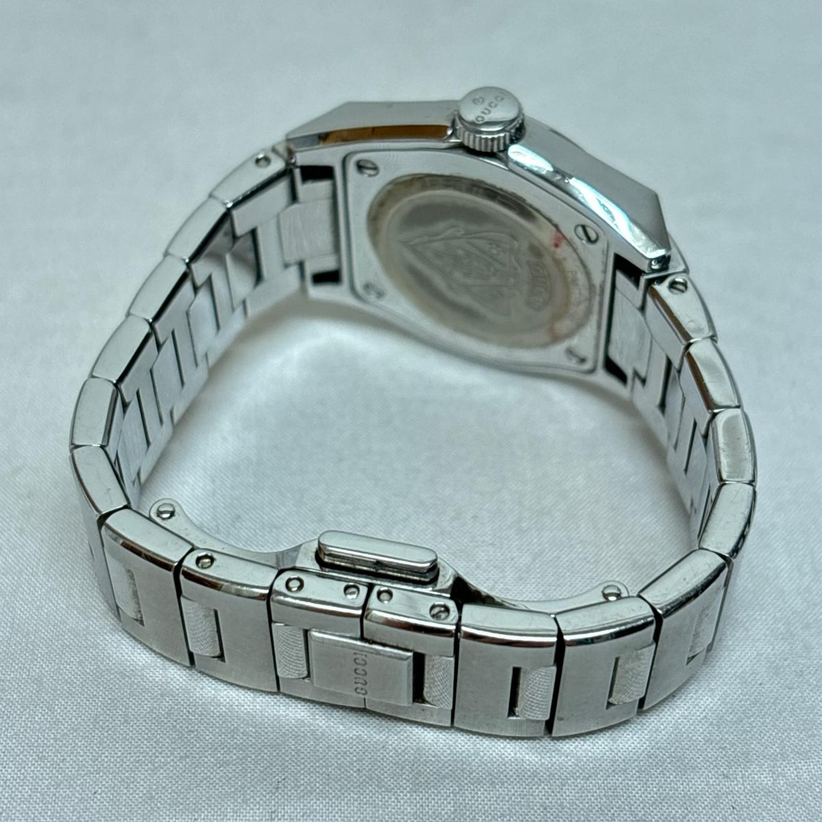 ｸﾞｯﾁ/ﾊﾟﾝﾃｵﾝ/115.5/電池交換済み レディースQZ 115.5 GUCCI 腕時計