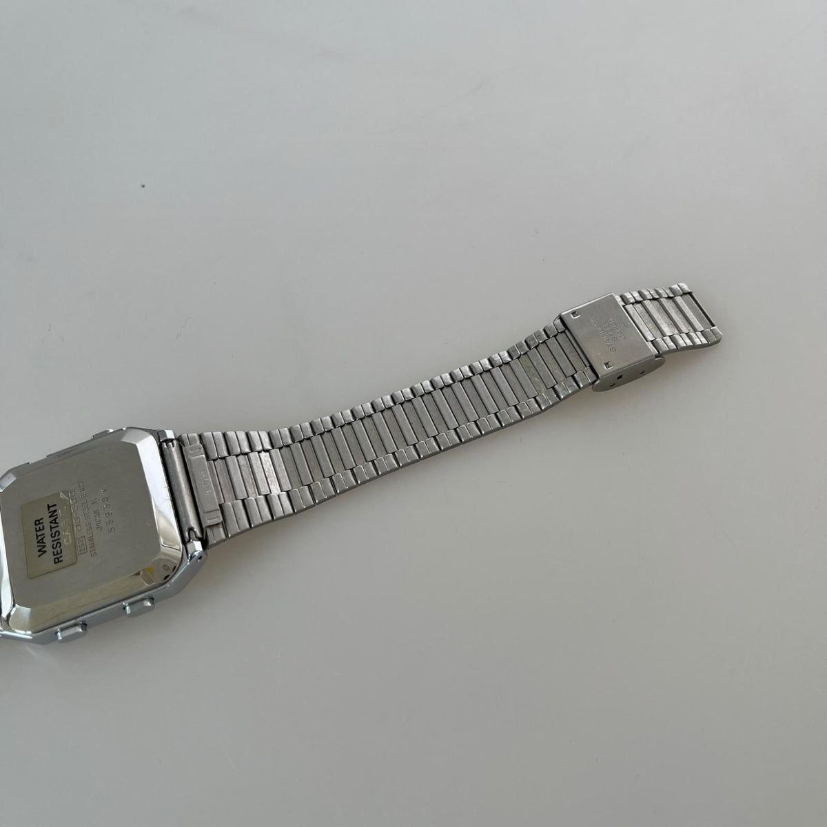 腕時計 DB-500 DATA BANK TELEMEMO 50 日本製 シルバー