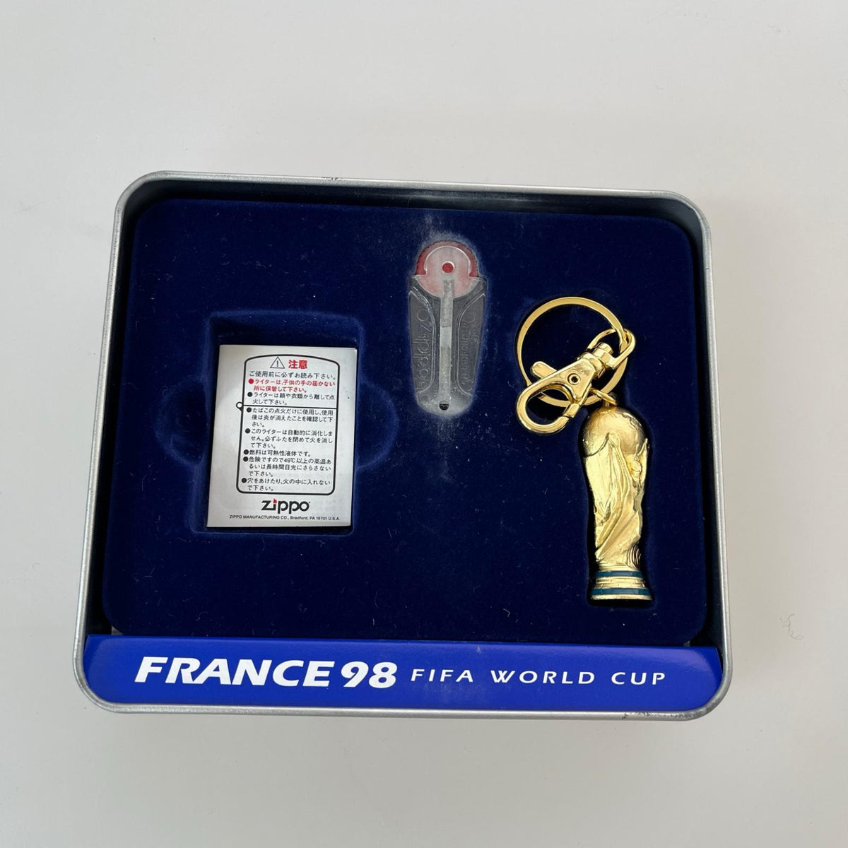ライター FIFA WORLD CUP FRANCE98 ｾｯﾄ シルバー