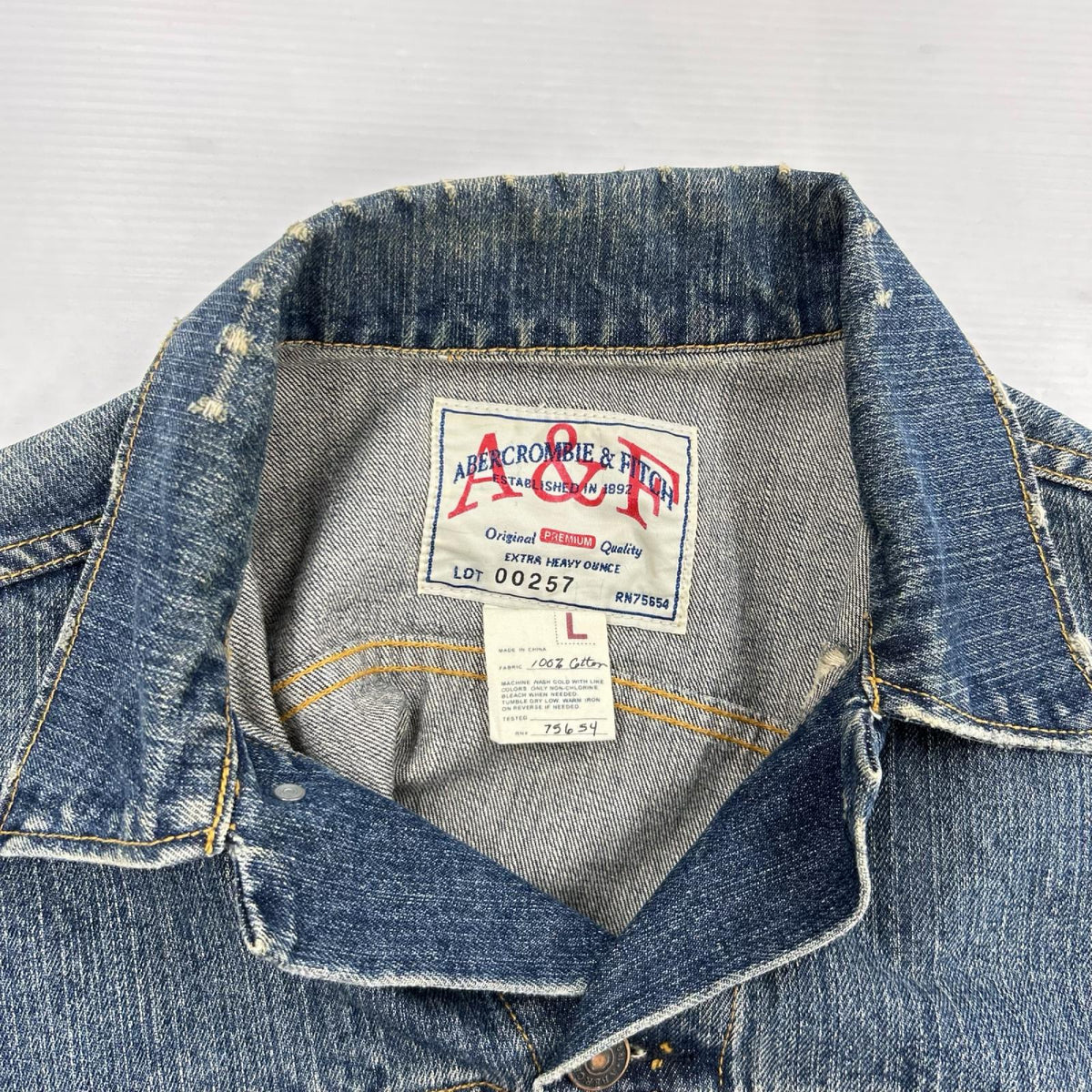 デニムジャケット 90～00S LOT00257 ﾃﾞﾆﾑﾄﾗｯｶｰｼﾞｬｹｯﾄ (L) L