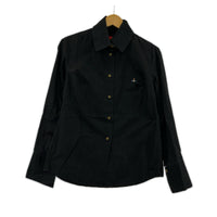 長袖シャツ 6116M BLACK ブラック
