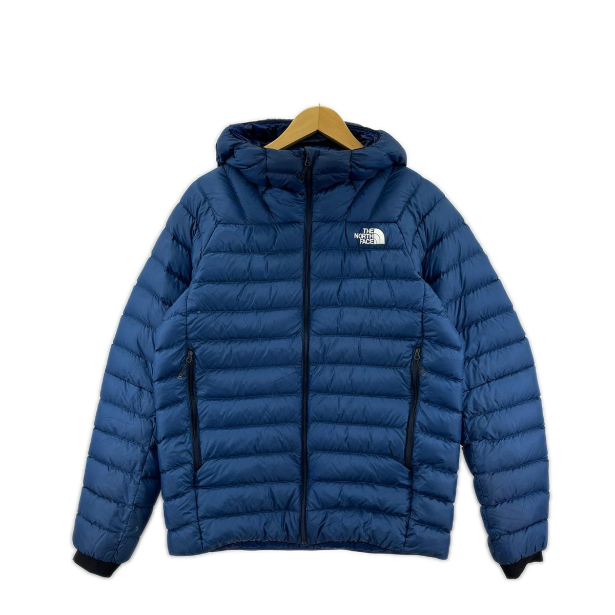 ダウンジャケット Wouzel Hoodie 青 (M) M ブルー