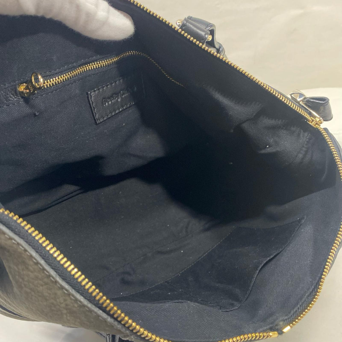 SEE BY Chloe ﾚｻﾞｰﾊﾝﾄﾞﾊﾞｯｸﾞ 緑