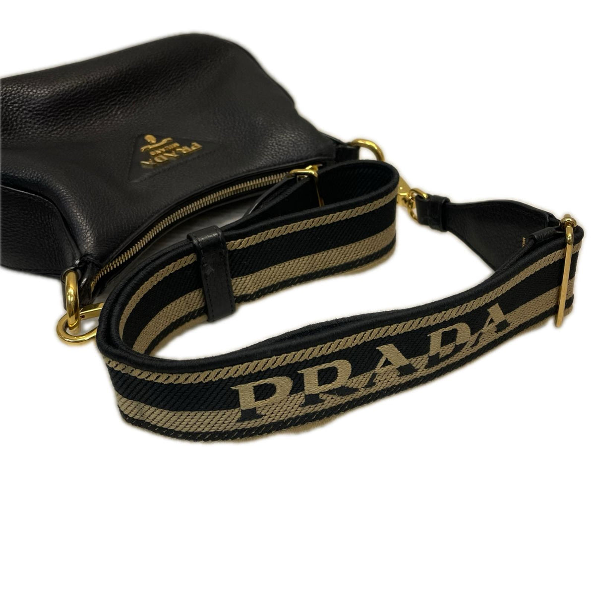 PRADA ヴィッテロダイノレザー　ショルダーバッグ
