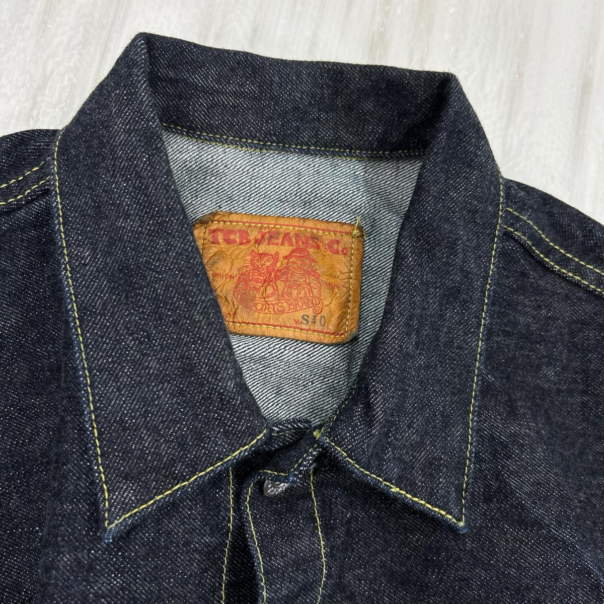 デニムジャケット TCB JEANS S40's Jacket ｲﾝﾃﾞｨｺﾞ