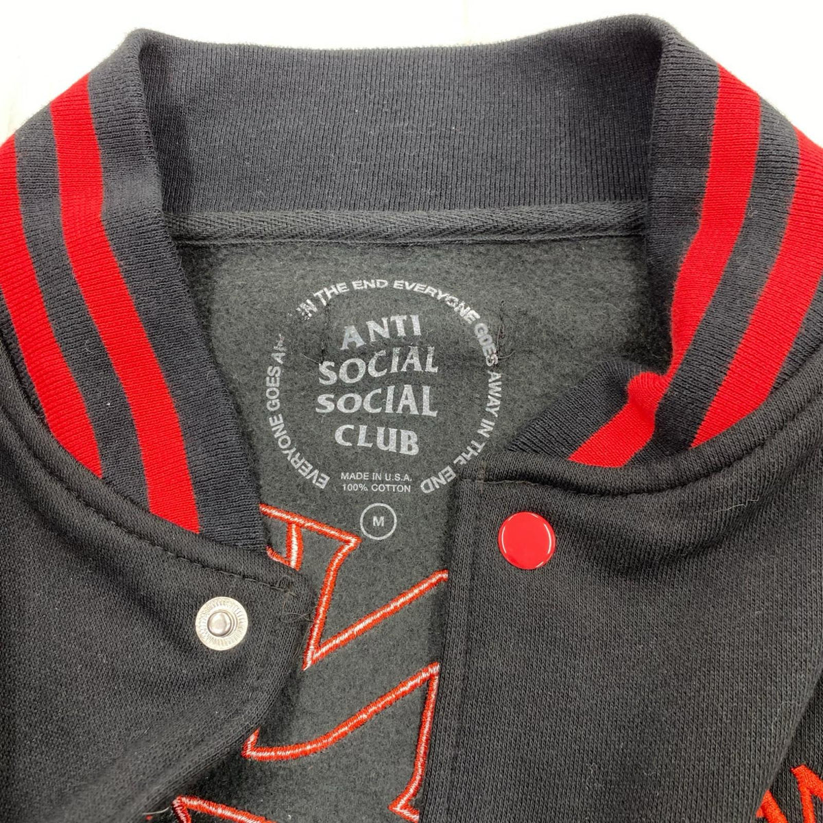 ブルゾン ｽﾀｼﾞｬﾝ BLK/RED M M
