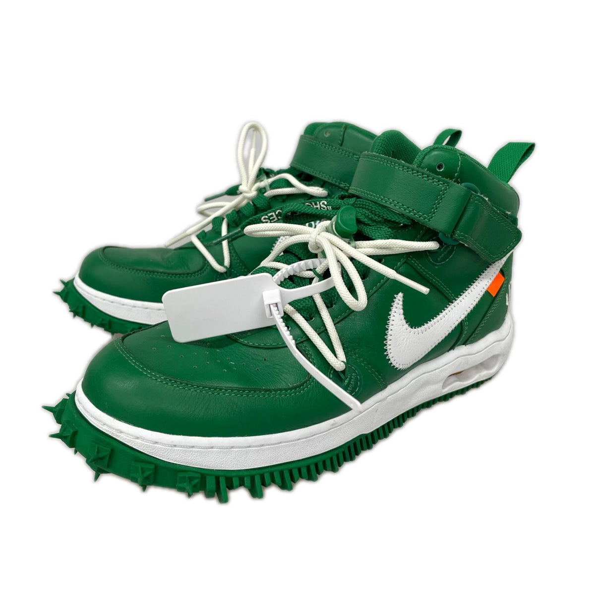 スニーカー NIKE ×Off-White Air Force 1 Mid SP 緑 28.5cm (US10 1/2 UK10 EU47) グリーン