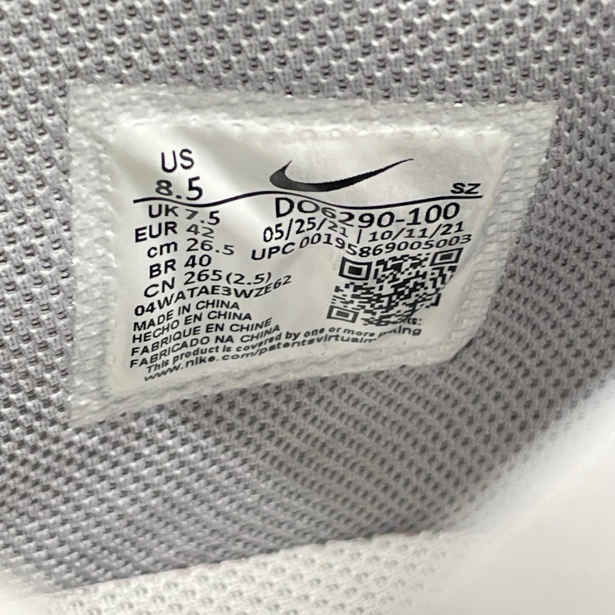 スニーカー NIKE ×Off-White Air Force 1 Mid 白 26.5cm (US8 1/2 UK8 EU43) ホワイト