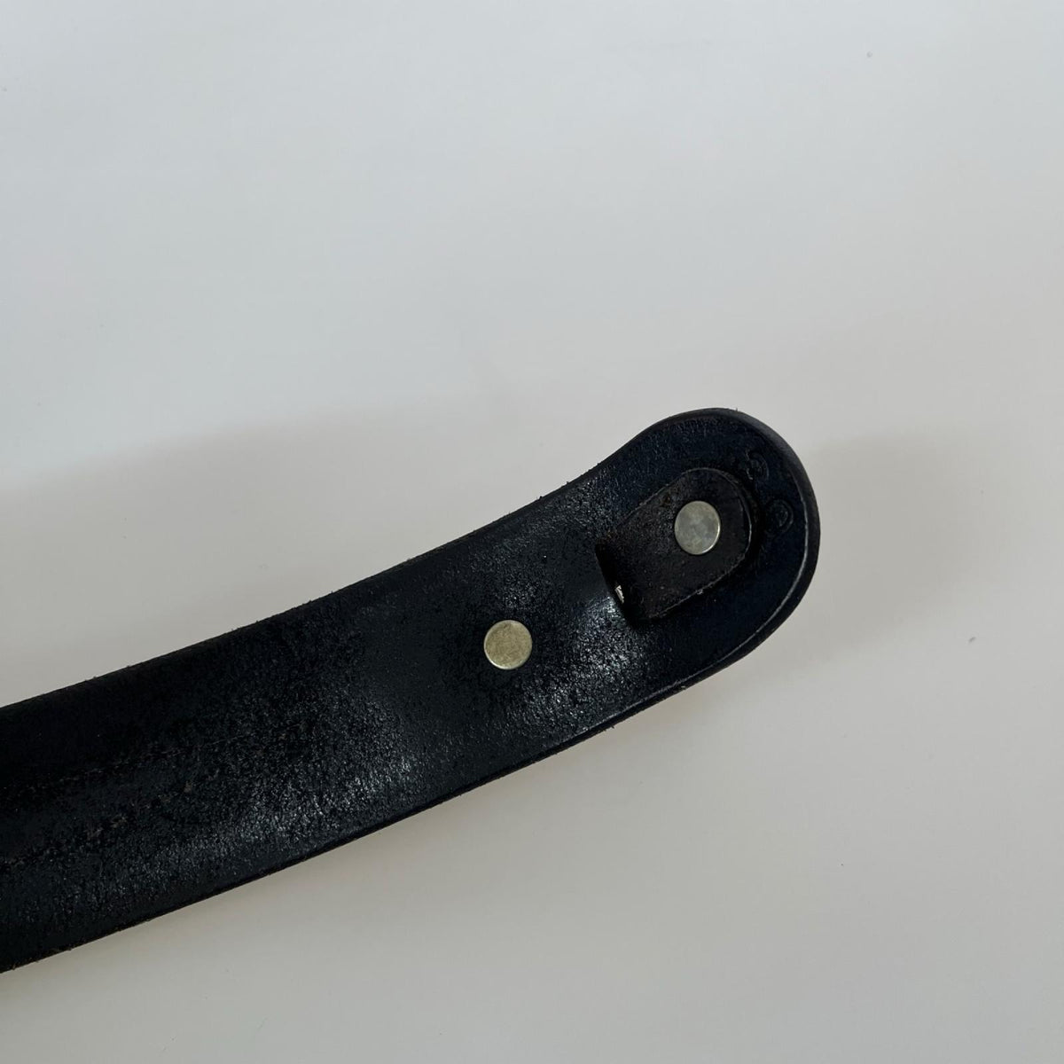 その他アクセサリー RRL ｶｰﾋﾞﾝｸﾞﾚｻﾞｰﾍﾞﾙﾄ 黒 ブラック
