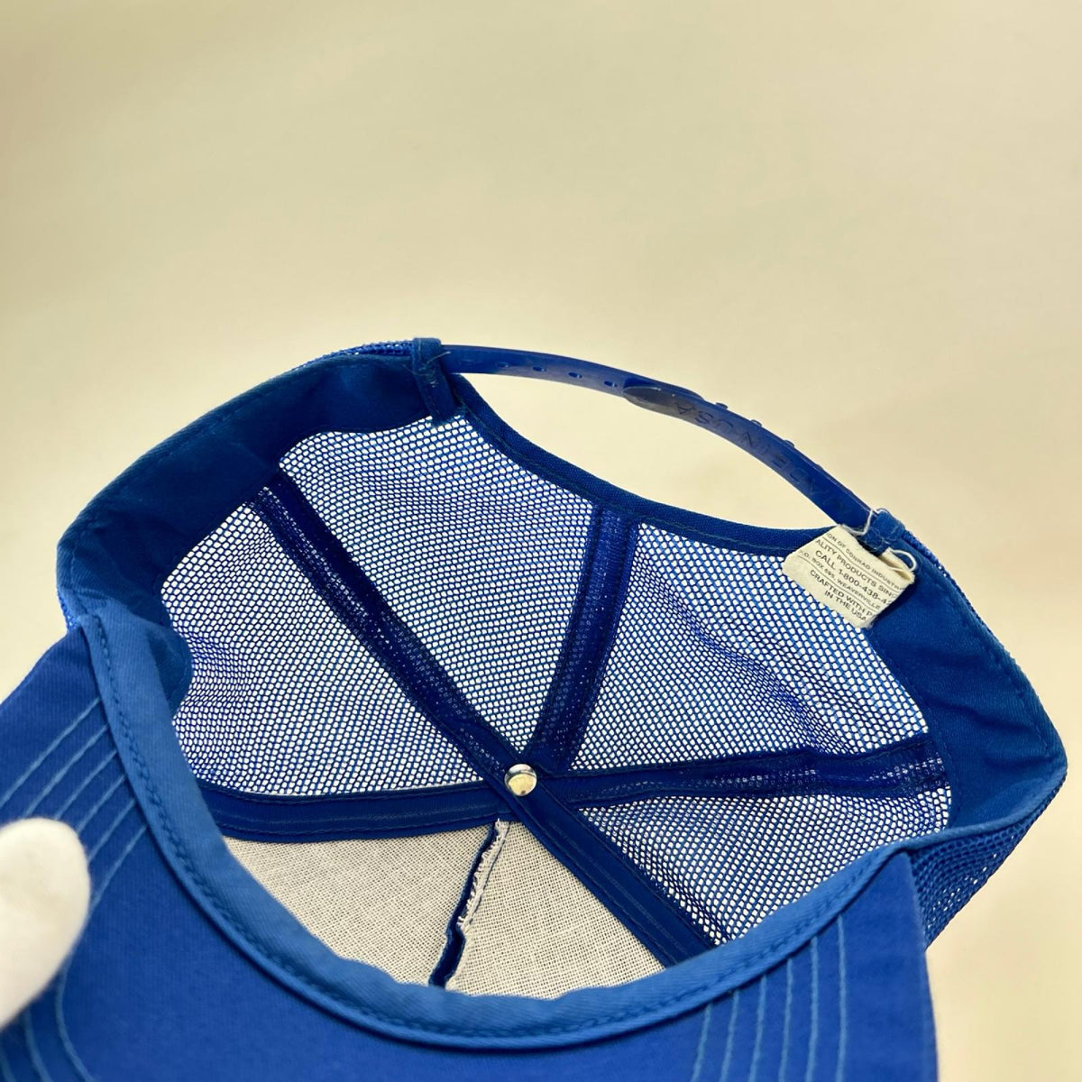 キャップ EMBLEMS & CAPS ﾒｯｼｭ BLU ブルー