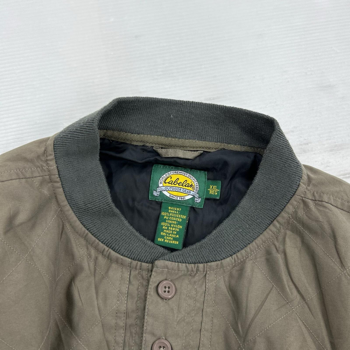 ブルゾン CABELAS 90S XXL BEG グレー