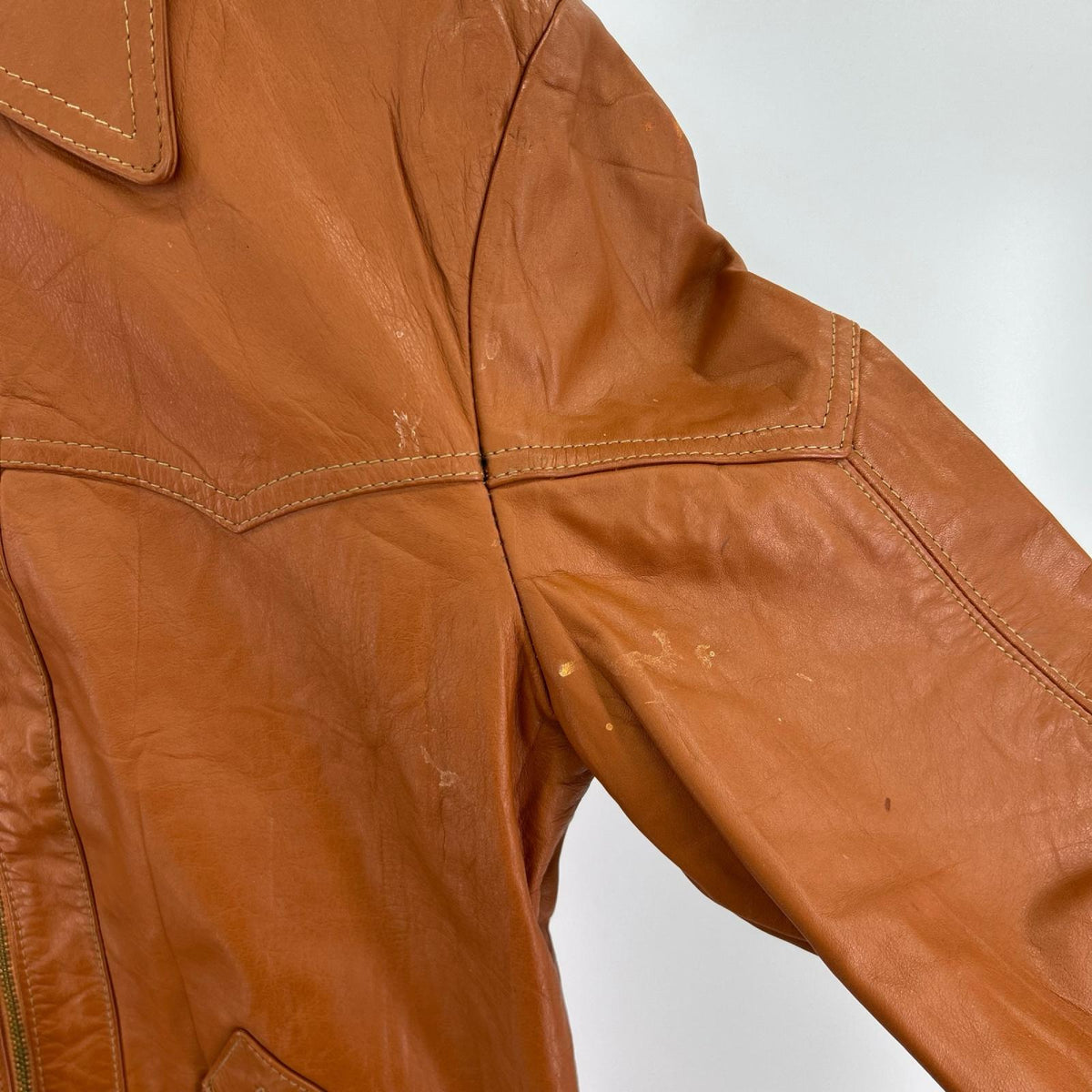 レザージャケット mcgregor 70S BRW 38 38