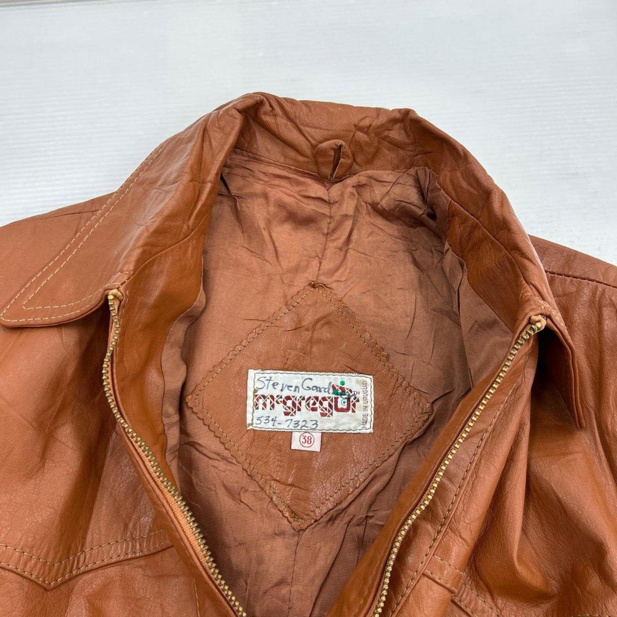 レザージャケット mcgregor 70S BRW 38 38