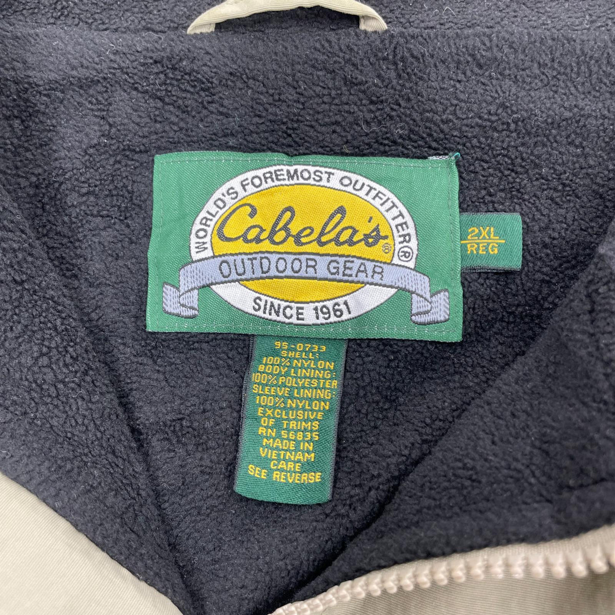 ジャケット 90S Cabela's ﾅｲﾛﾝ ｶｰｷ (2XL) カーキ