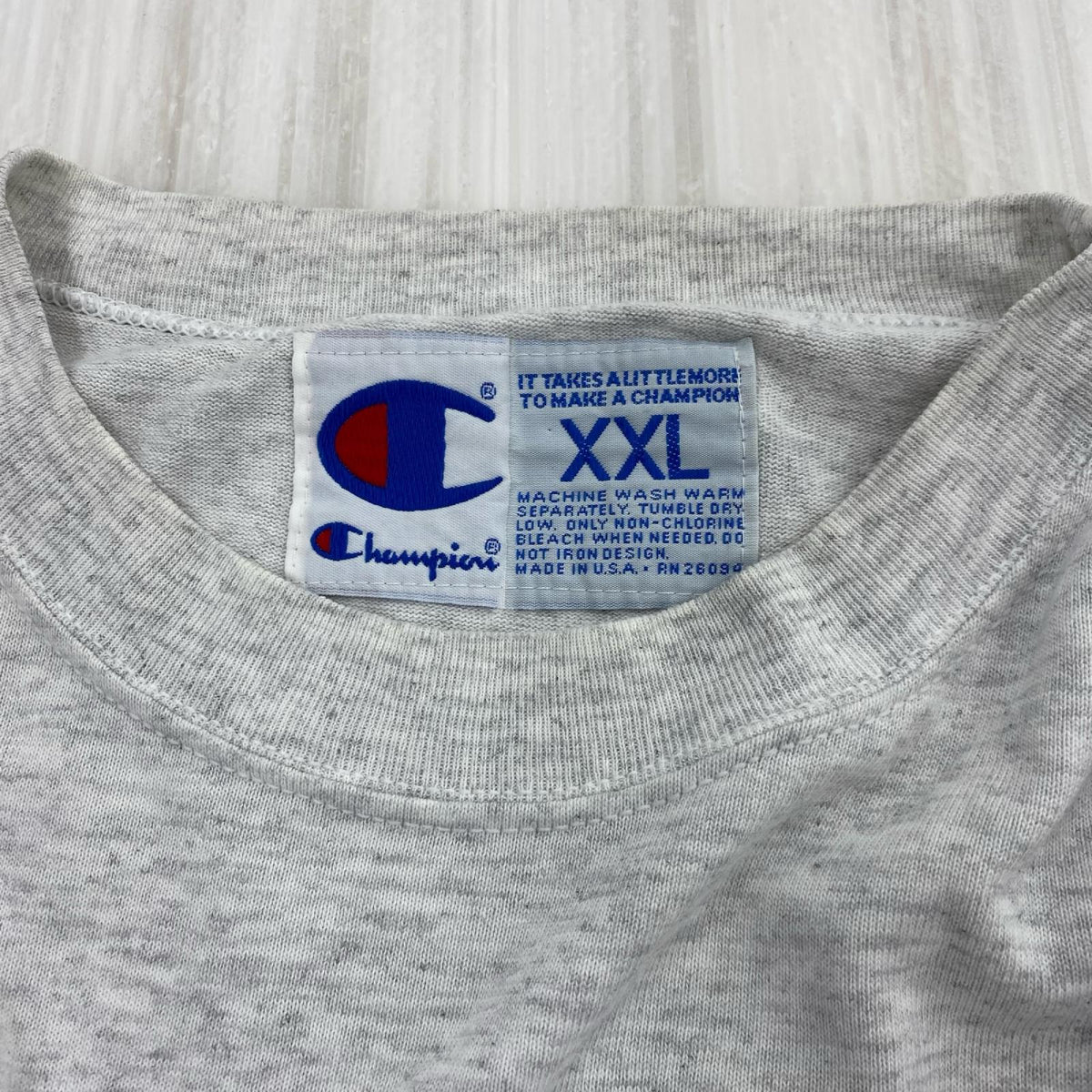 スウェット 90S USA製 ｶﾚｯｼﾞﾛｺﾞ ｸﾞﾚｰ (XXL) グレー
