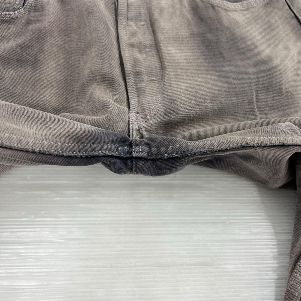 デニムパンツ 90S ﾎﾟｰﾗﾝﾄﾞ製 後染め BEG W36 グレー