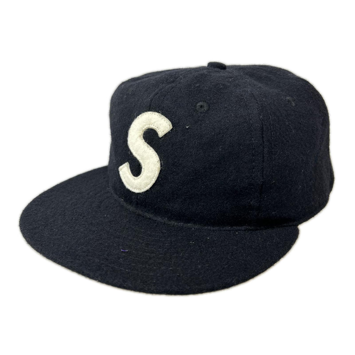 キャップ Supreme Sﾛｺﾞ ﾜｯﾍﾟﾝ ｳｰﾙ6ﾊﾟﾈﾙｷｬｯﾌﾟ 黒 ブラック