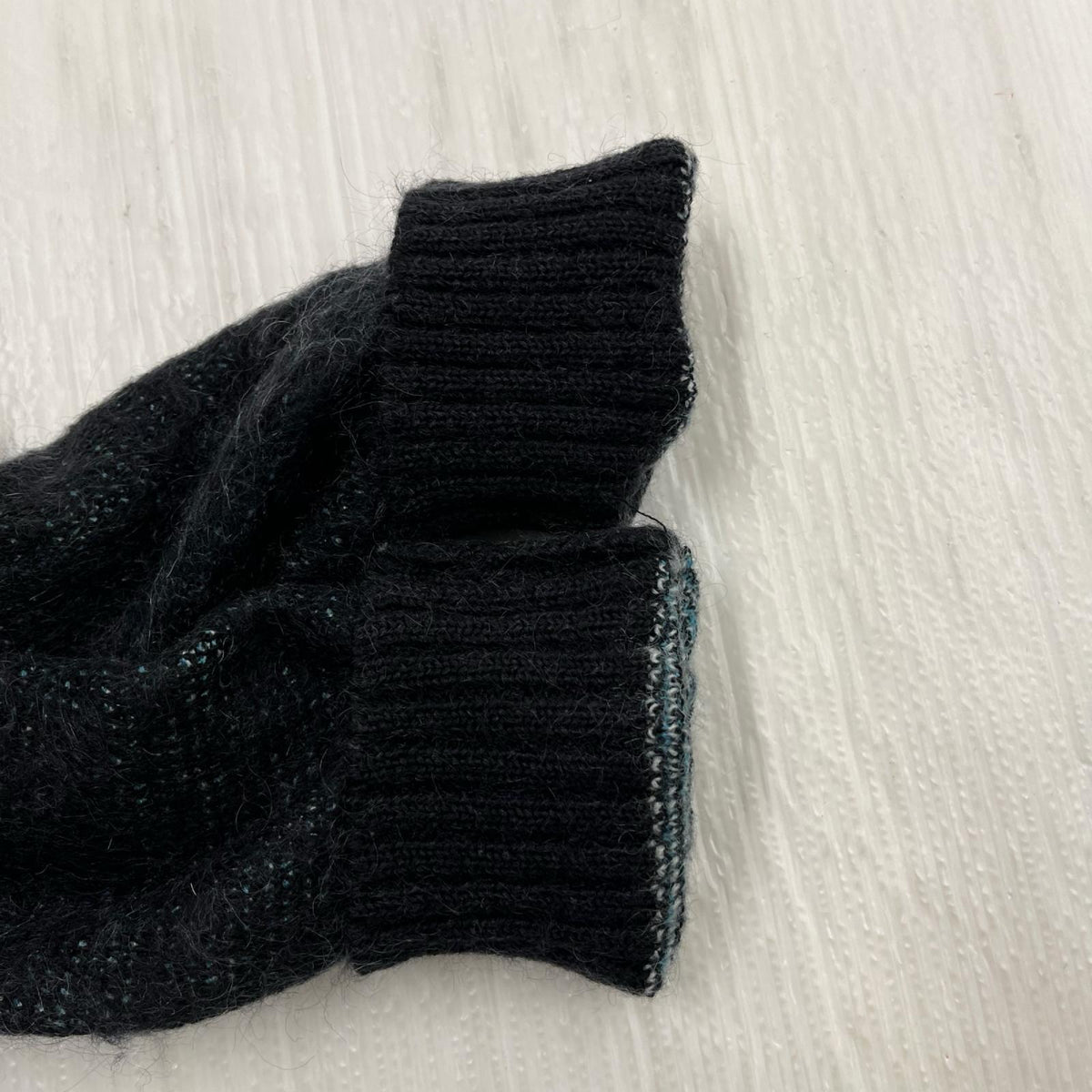 カーディガン 22AW Mohair Cardigan Papillon M ブラック