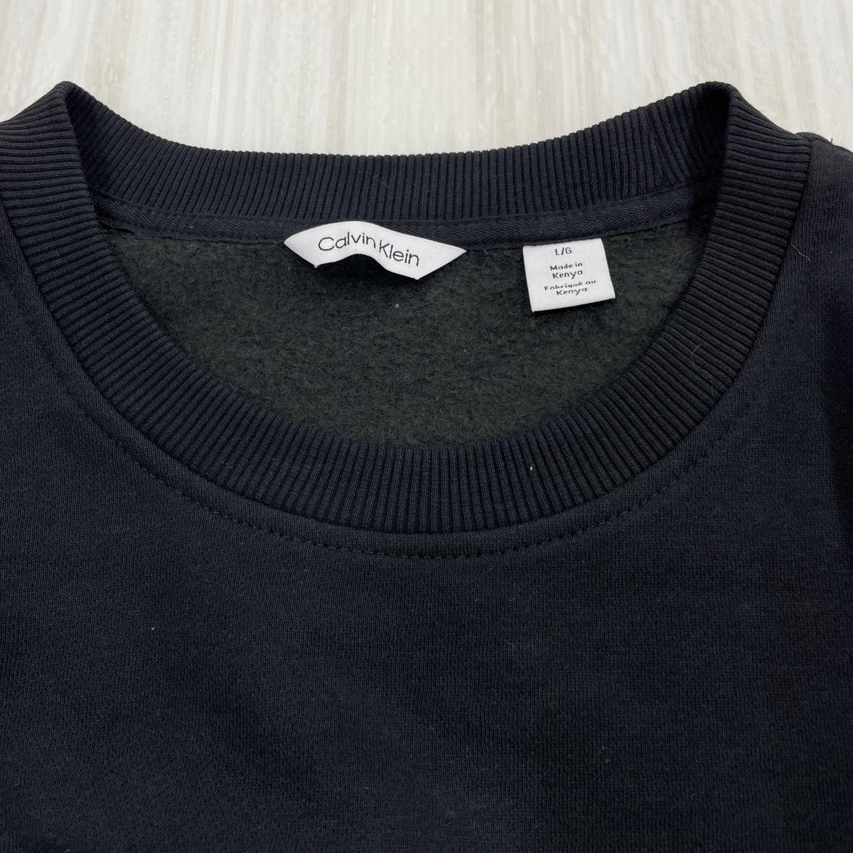 スウェット ﾛｺﾞ BLK L L ブラック