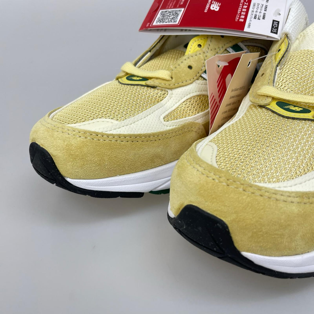 スニーカー NEW BALANCE USA製 990V6 U990TE6 PALE YELLOW 26.5cm (US8 1/2 UK8 EU43) イエロー