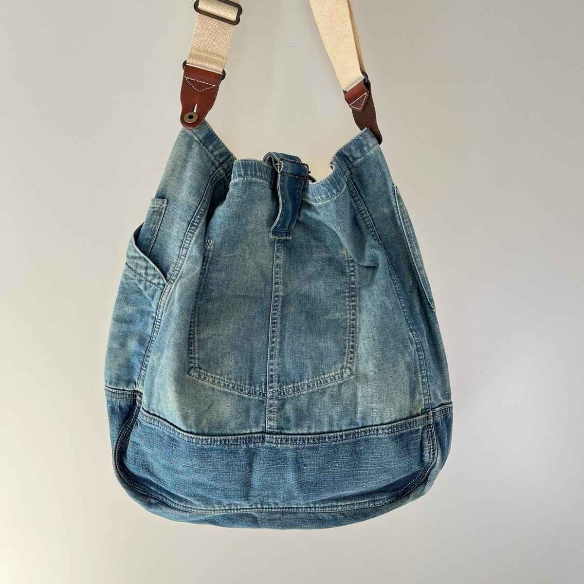 ショルダーバッグ RRL Antony ﾃﾞﾆﾑｼｮﾙﾀﾞｰﾊﾞｯｸﾞ ブルー