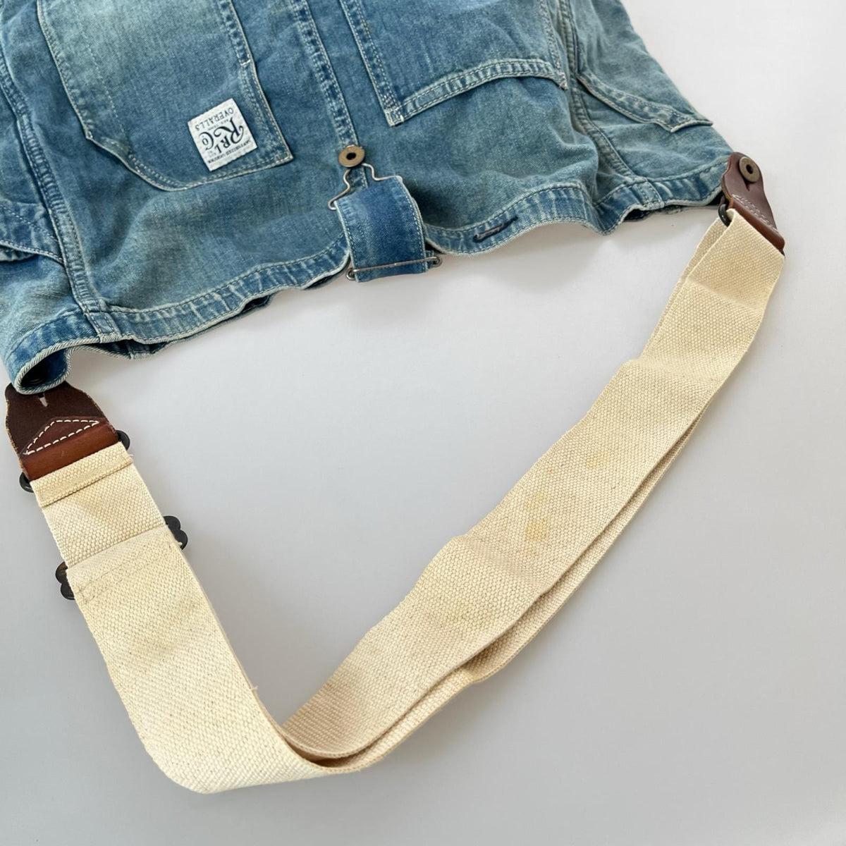 ショルダーバッグ RRL Antony ﾃﾞﾆﾑｼｮﾙﾀﾞｰﾊﾞｯｸﾞ ブルー