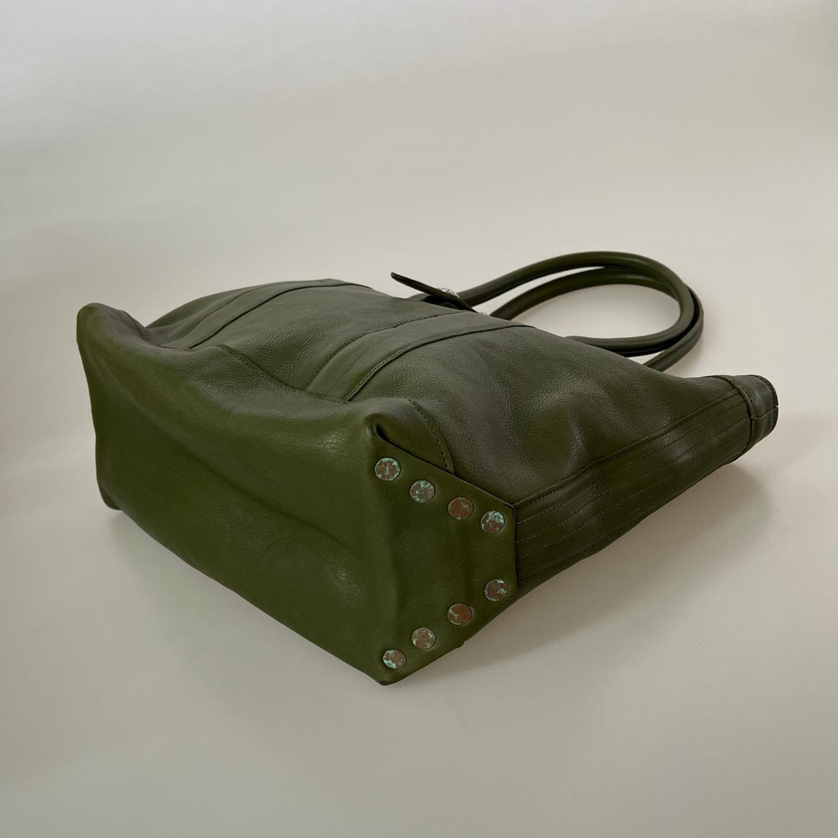 その他バッグ RRL ｺﾝﾁｮｽﾄﾗｯﾌﾟ ﾚｻﾞｰﾄｰﾄﾊﾞｯｸﾞ ｵﾘｰﾌﾞ