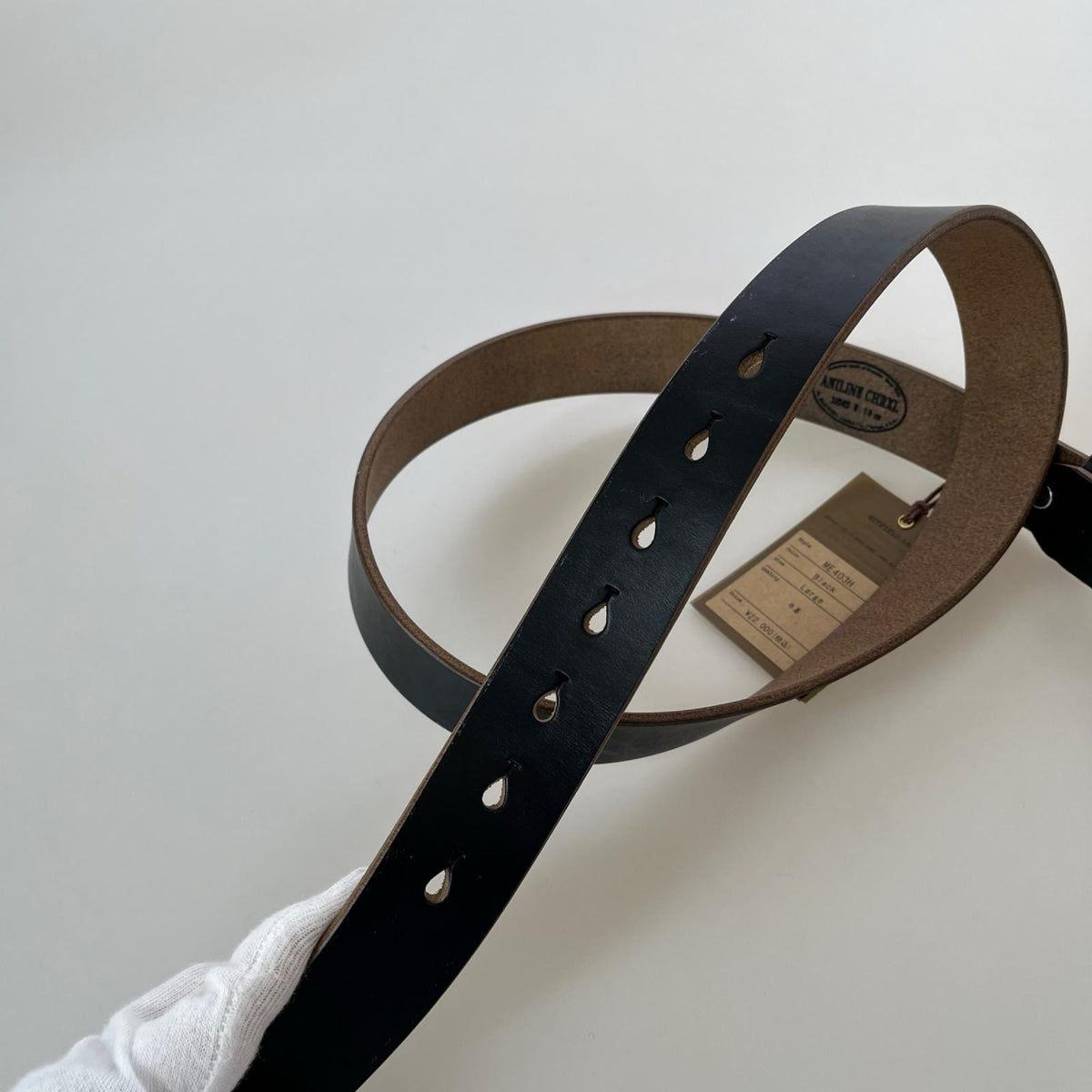 その他アクセサリー MR.OLIVE HORWEEN CHROMEXCEL LEATHER FIREMAN BELT L ブラック