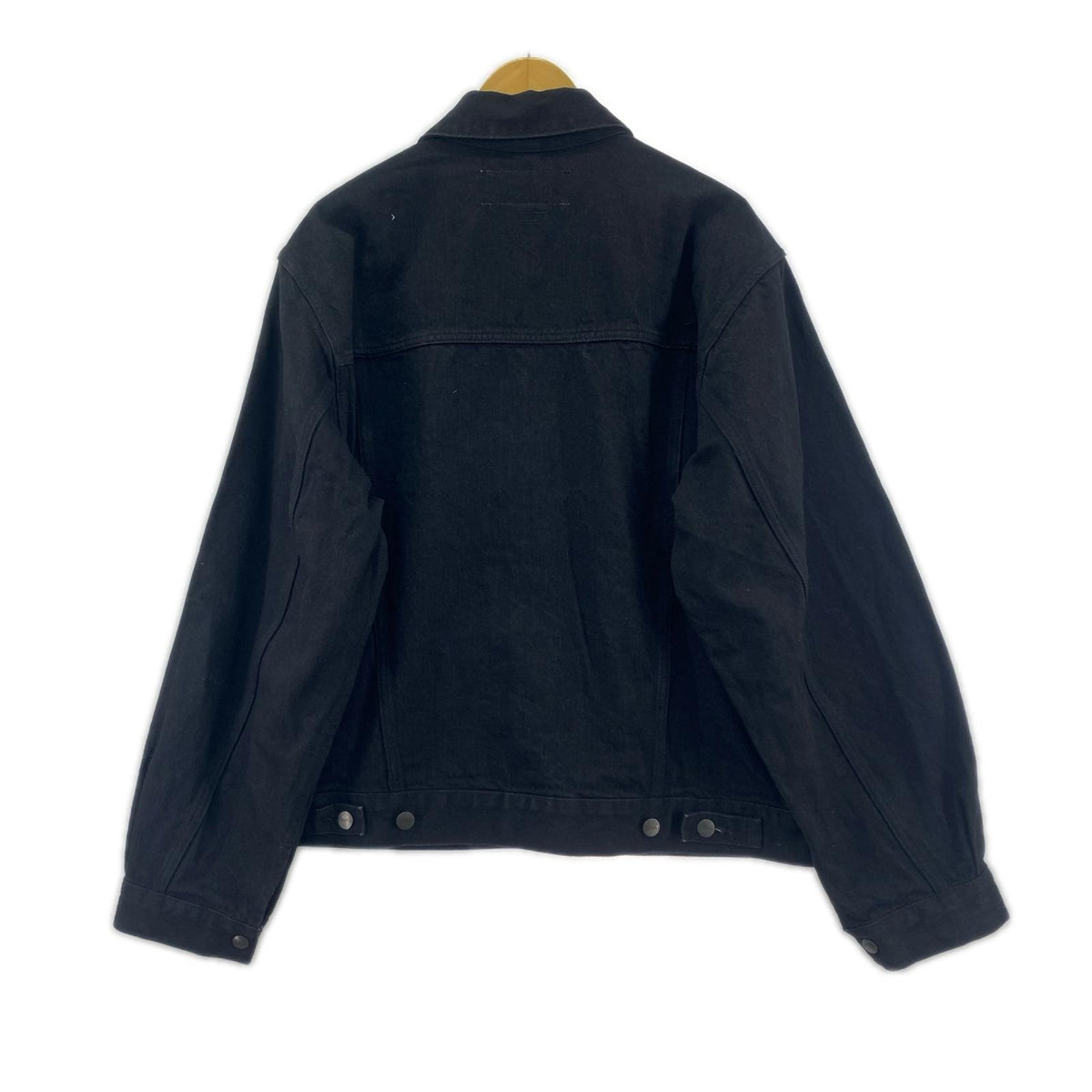 デニムジャケット WACKO MARIA×Wrangler WASHED DENIM TRUCKER JACKET XL 黒 ブラック