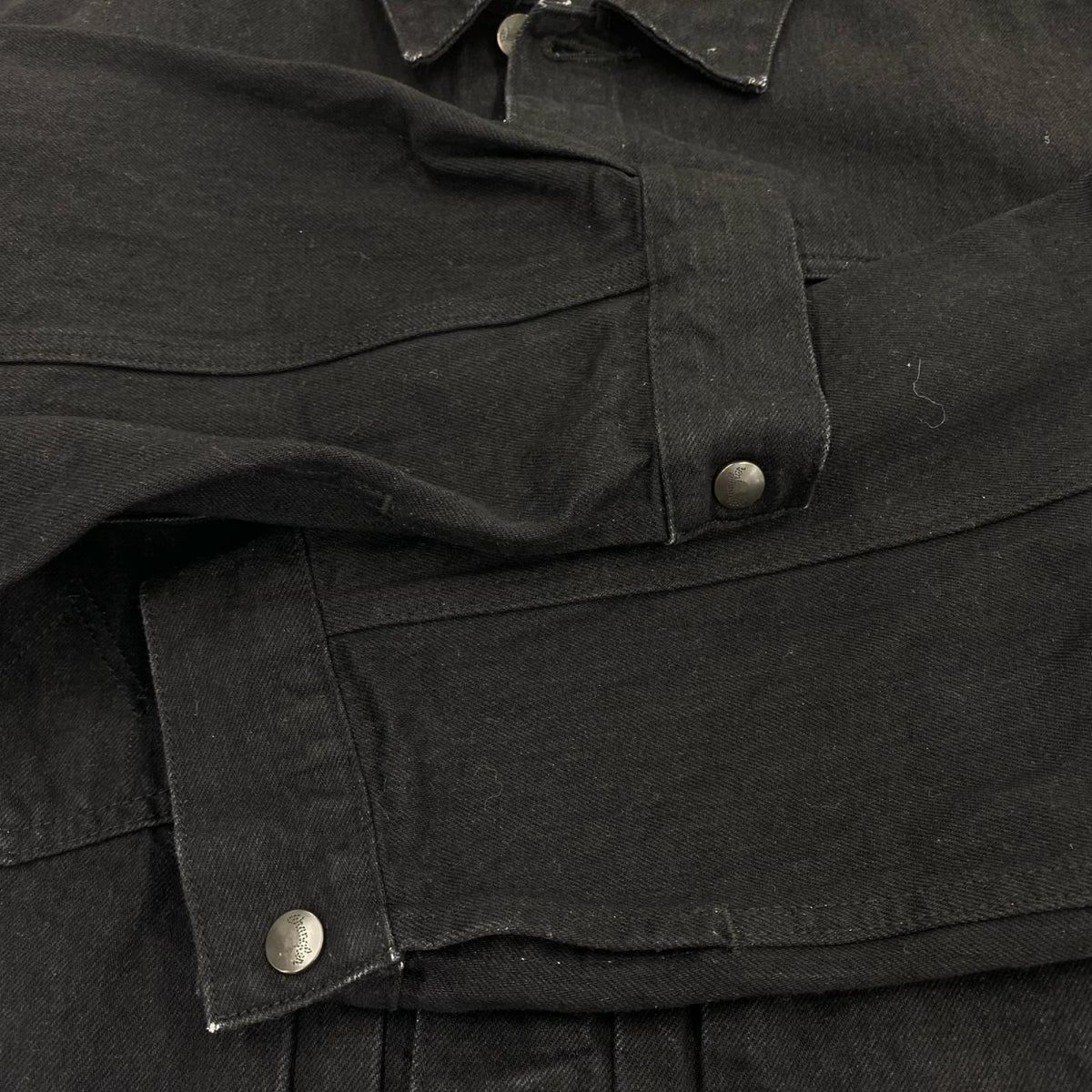 デニムジャケット WACKO MARIA×Wrangler WASHED DENIM TRUCKER JACKET XL 黒 ブラック