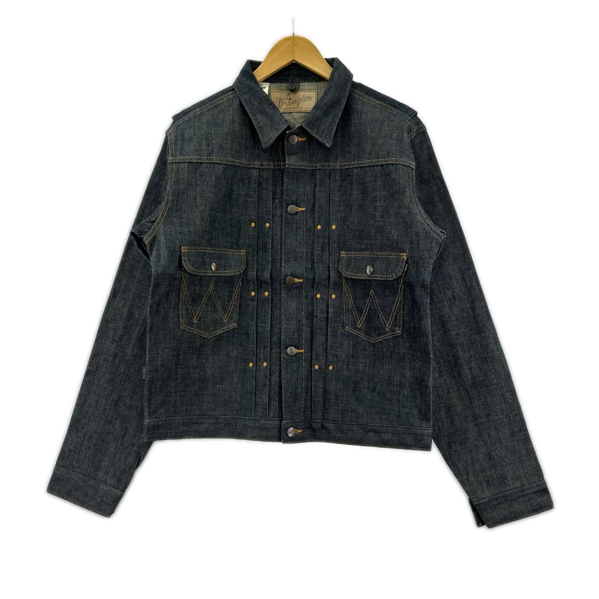 デニムジャケット Wrangler 日本製復刻 111MJ 14oz ﾃﾞﾆﾑｼﾞｬｹｯﾄ 40 40 ネイビー