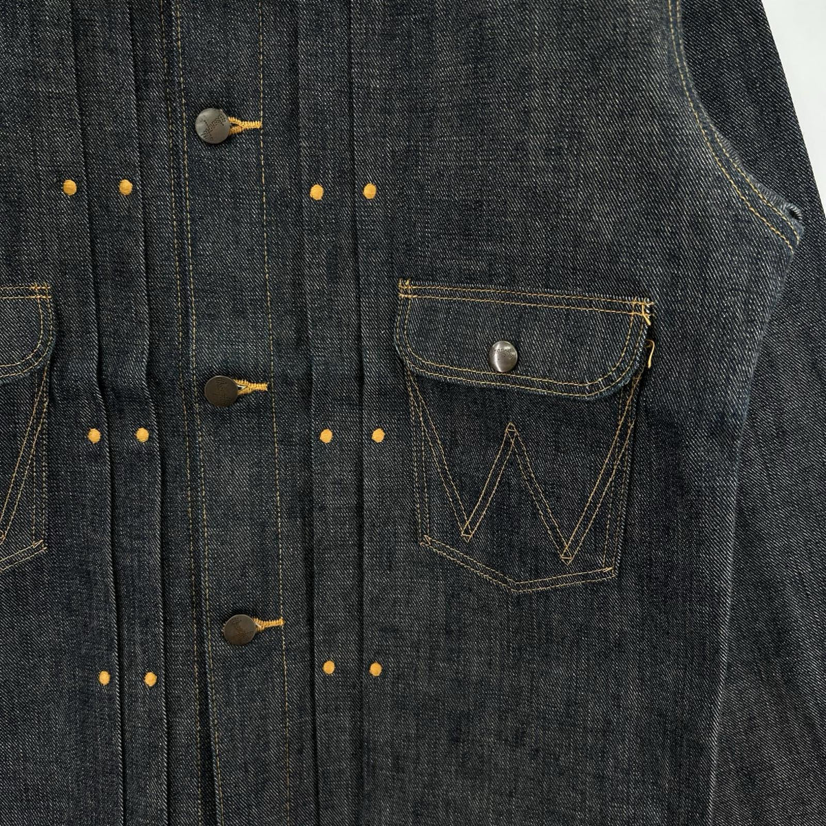 デニムジャケット Wrangler 日本製復刻 111MJ 14oz ﾃﾞﾆﾑｼﾞｬｹｯﾄ 40 40 ネイビー