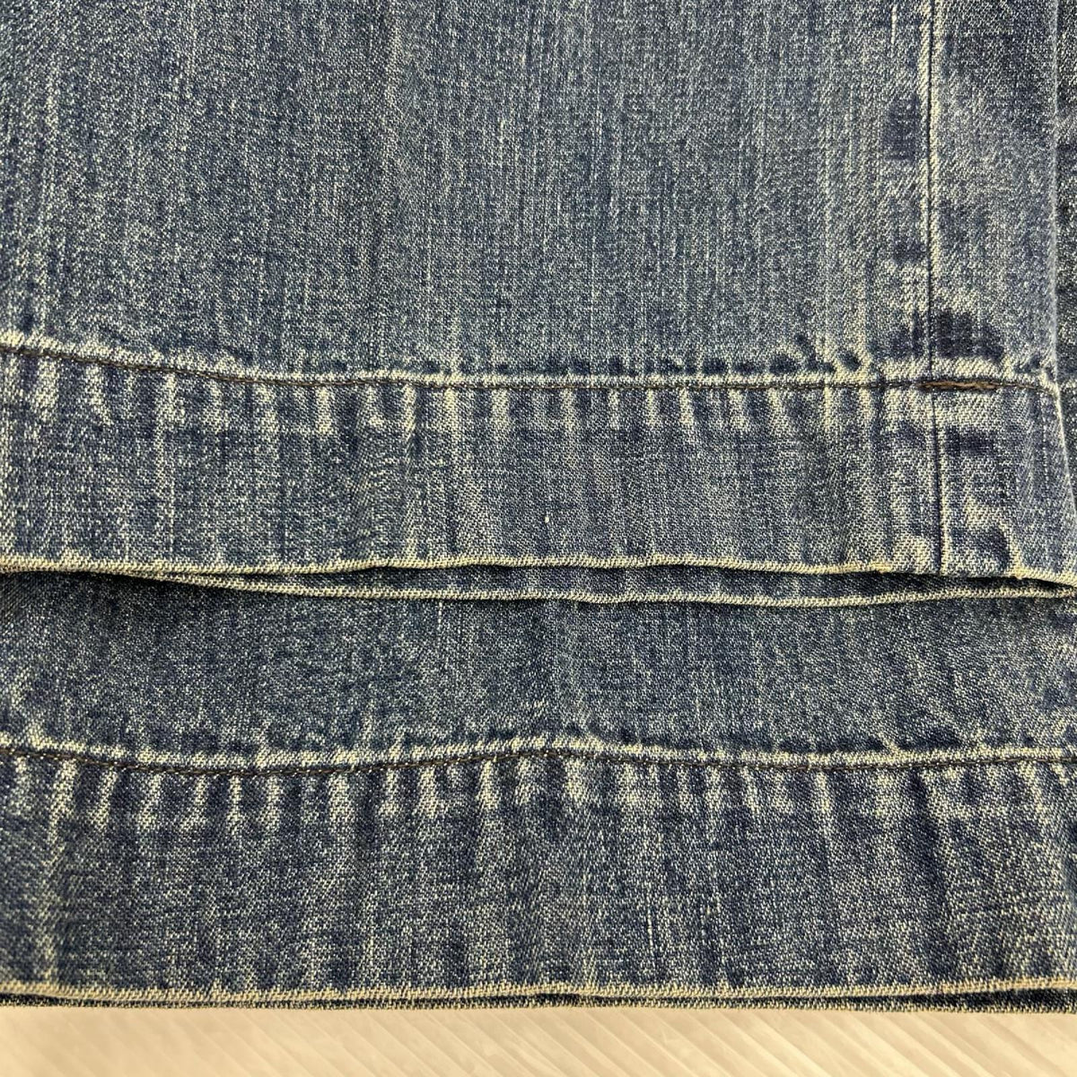 デニムパンツ VISVIM SS CHINO PANTS HW DMGD 3 3 ネイビー