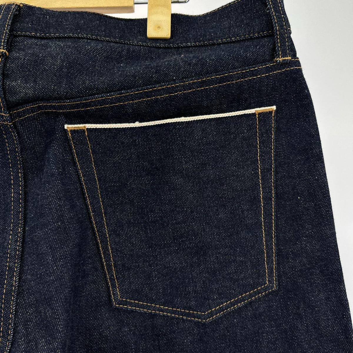 デニムパンツ uniform experiment RIGID DENIM SLIM-FIT JEANS 5 5 ネイビー